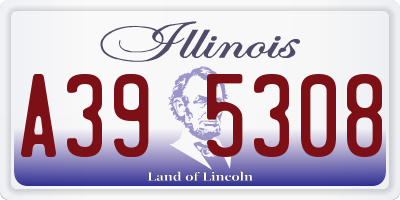 IL license plate A395308