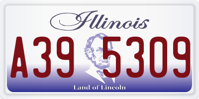 IL license plate A395309