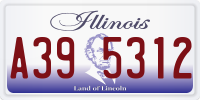 IL license plate A395312