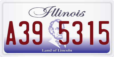 IL license plate A395315