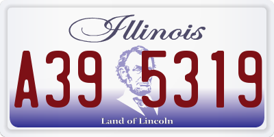 IL license plate A395319