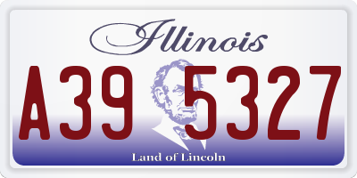 IL license plate A395327