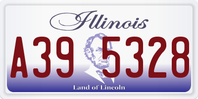 IL license plate A395328