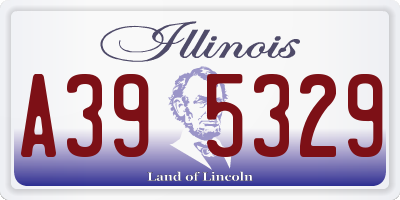 IL license plate A395329