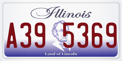 IL license plate A395369