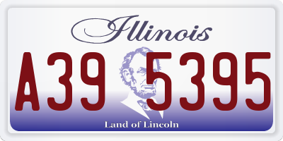 IL license plate A395395