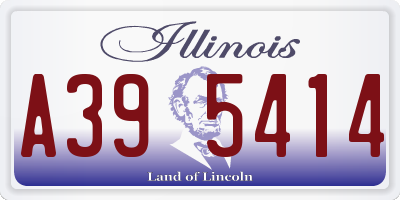 IL license plate A395414