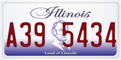 IL license plate A395434