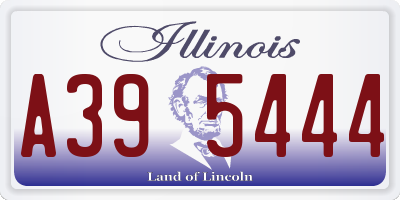 IL license plate A395444