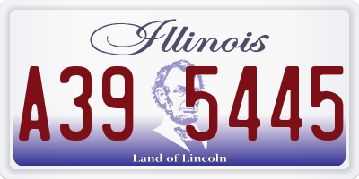 IL license plate A395445