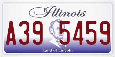 IL license plate A395459