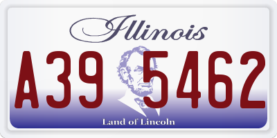 IL license plate A395462
