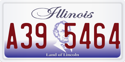 IL license plate A395464