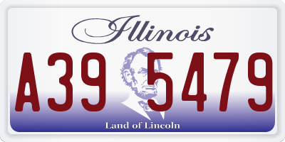 IL license plate A395479