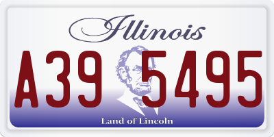 IL license plate A395495