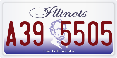 IL license plate A395505