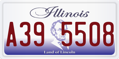IL license plate A395508