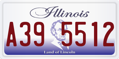 IL license plate A395512