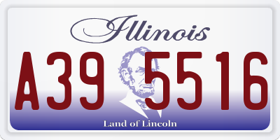 IL license plate A395516