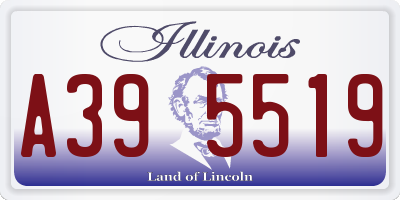 IL license plate A395519