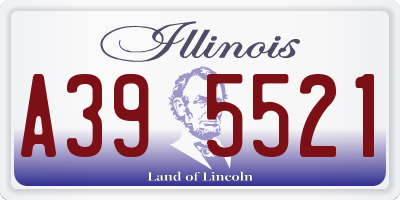 IL license plate A395521