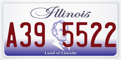 IL license plate A395522