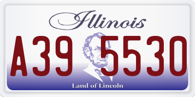 IL license plate A395530