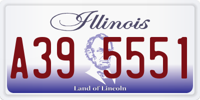 IL license plate A395551