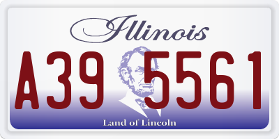 IL license plate A395561