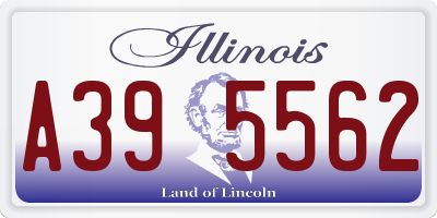 IL license plate A395562