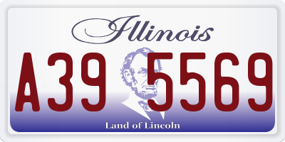 IL license plate A395569
