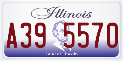IL license plate A395570