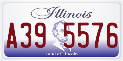 IL license plate A395576