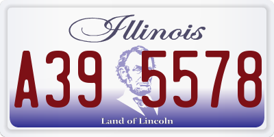 IL license plate A395578