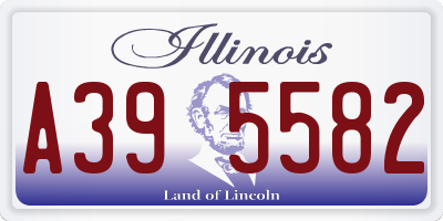 IL license plate A395582