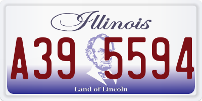 IL license plate A395594