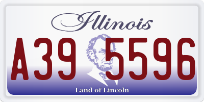 IL license plate A395596