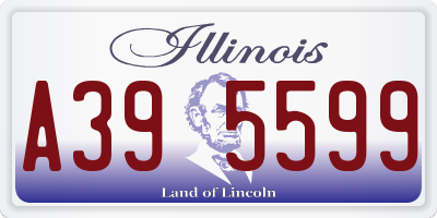 IL license plate A395599