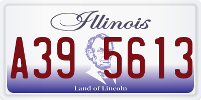 IL license plate A395613