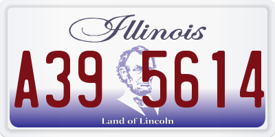 IL license plate A395614