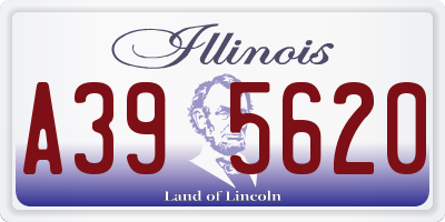 IL license plate A395620