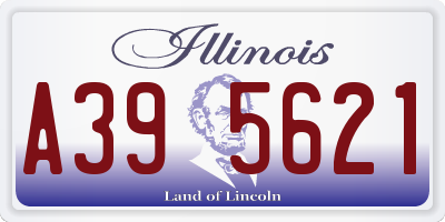 IL license plate A395621