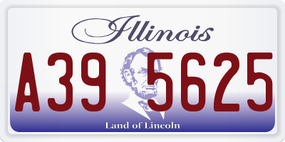 IL license plate A395625