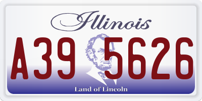 IL license plate A395626