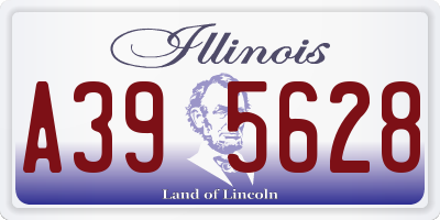 IL license plate A395628