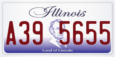 IL license plate A395655