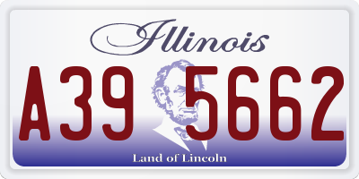 IL license plate A395662