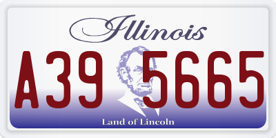 IL license plate A395665