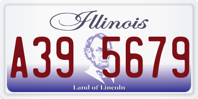IL license plate A395679