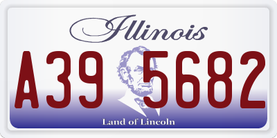 IL license plate A395682